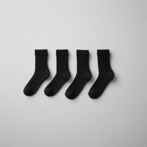 Everyday Socks — Black (4-Pack)